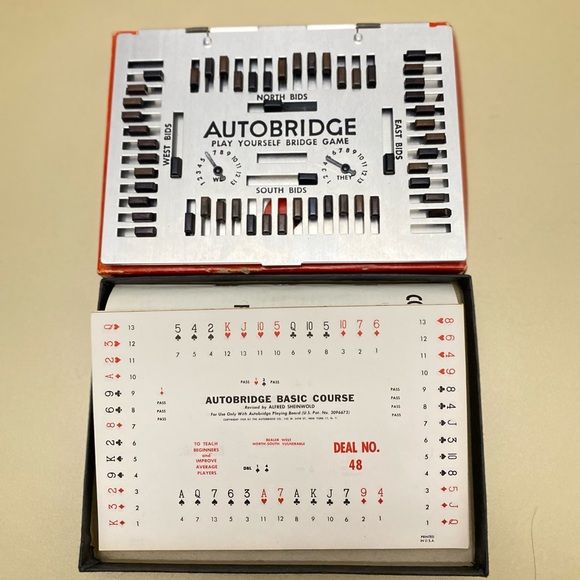Vintage Autobridge Play yourself bridge game - Picture 2 of 4